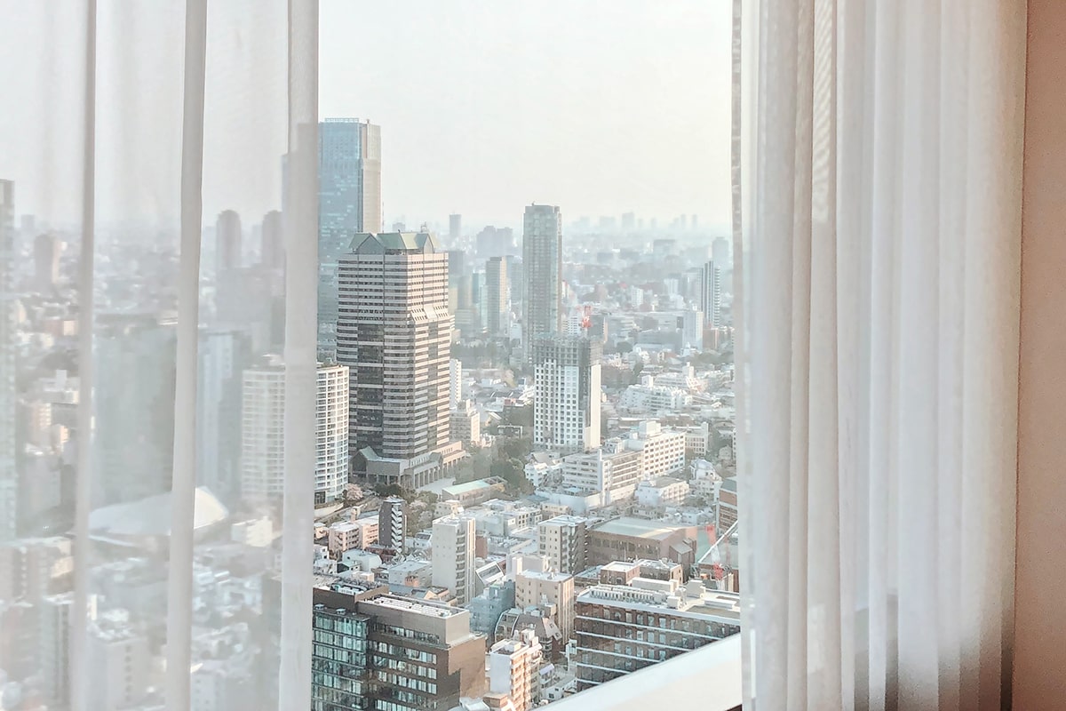 Vue panoramique sur Tokyo