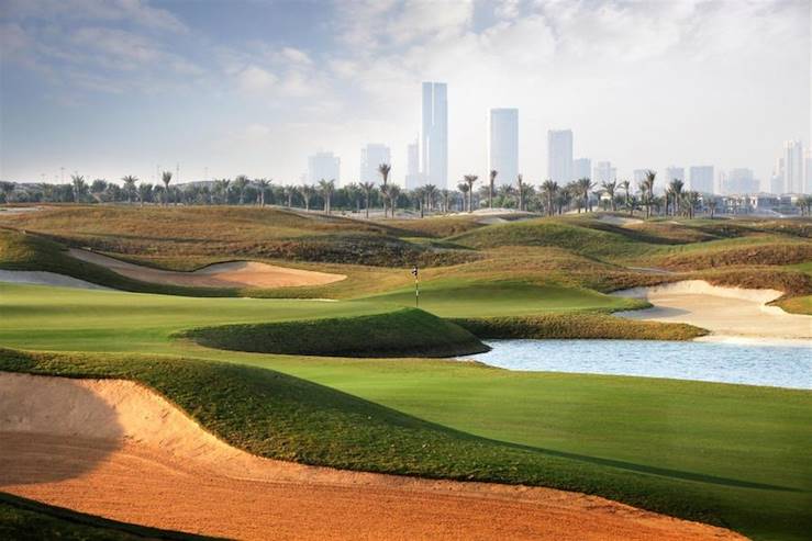 Terrain de golf de l'île de Saadiyat - Abou Dhabi - Emirats Arabes Unis
