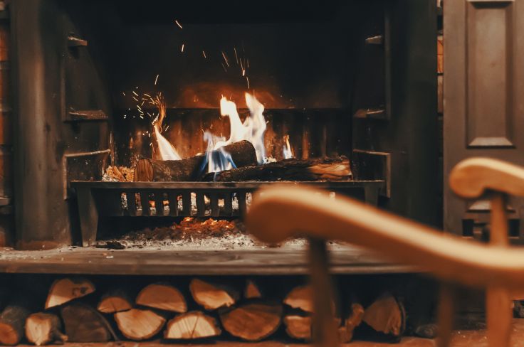 Feu de cheminée