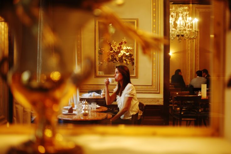 Dans le café viennois Demel - Vienne - Autriche