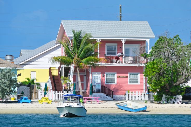 Habitation traditionnelle - Green Turtle Cay - Bahamas