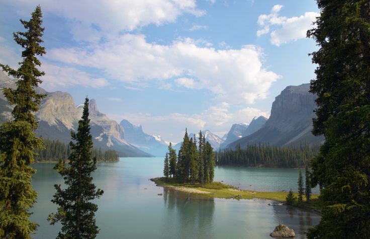 Lac Maligne - Parc national de Jasper - Alberta - Canada
