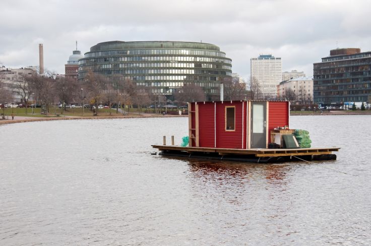 Sauna dans le quartier d'Hakaniemi - Helsinki - Finlande