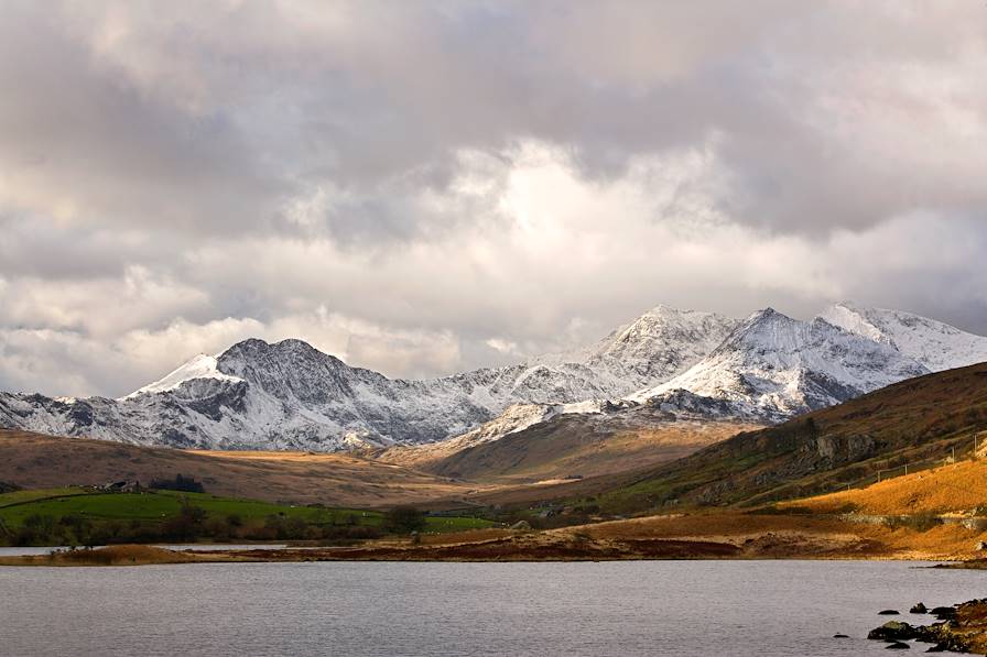 Llynnau Mymbyr et le massif du Snowdon - Snowdonia - Pays de Galles