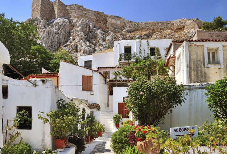 Quartier d'Anafiotika - Athènes - Grèce