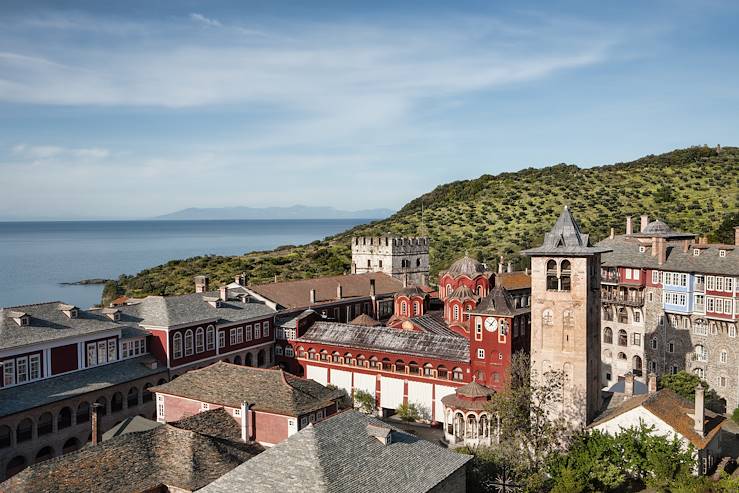 Monastère de Vatopedi - République monastique du mont Athos - Grèce