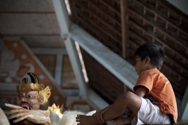 Préparation pour la Fête de Nyepy - Ubud - Bali