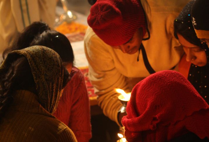 Cérémonie Ganga Aarti - Varanasi - Inde