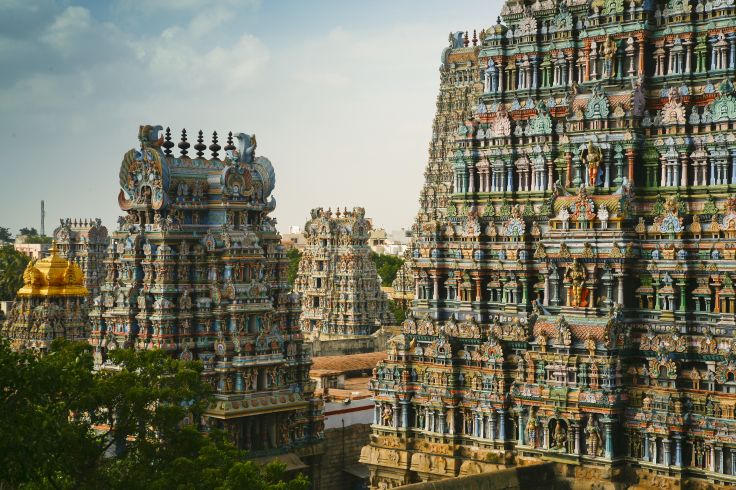 Temple de Minakshi - Madurai - Tamil Nadu - Inde