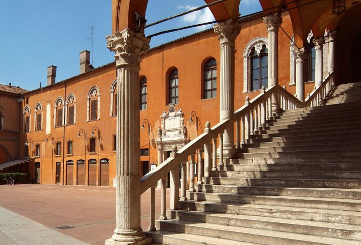 Piazza municipale - Ferrare - Italie