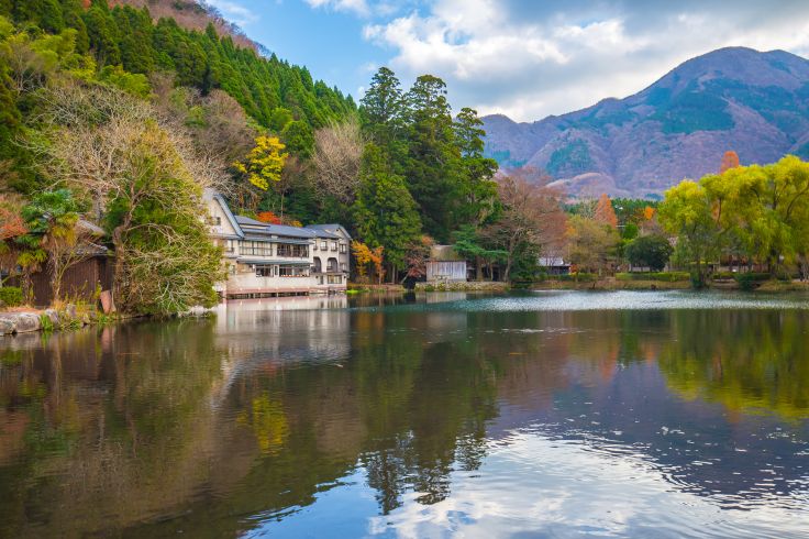 Lac Kinrin-ko - Yufuin - Oita - Honshu - Japon