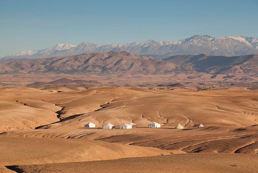 Voyages itinérants Maroc - Marrakech - Désert d'Agafay