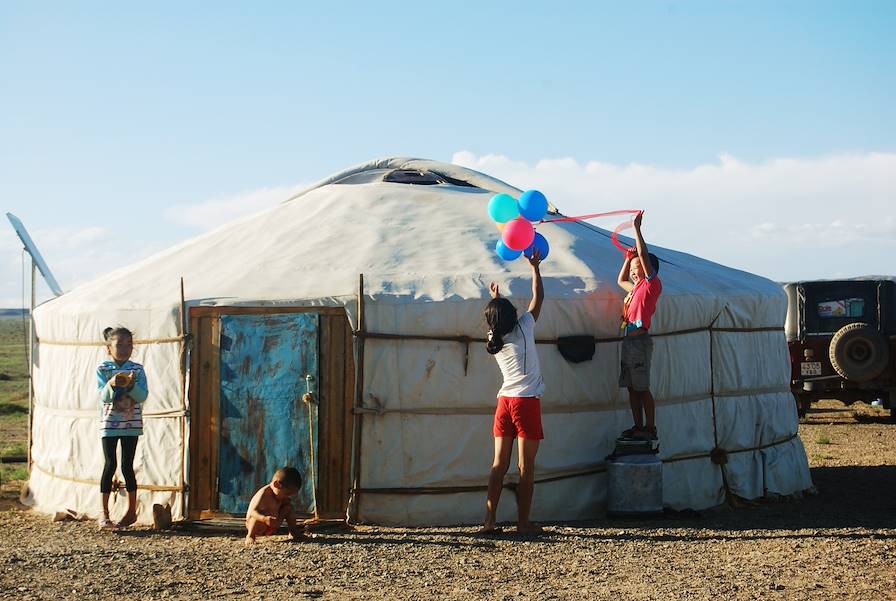 Yourte traditionnelle dans le Désert de Gobi - Mongole