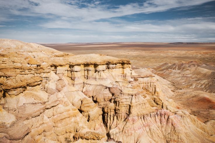 Falaises de Bayanzag - Mongolie