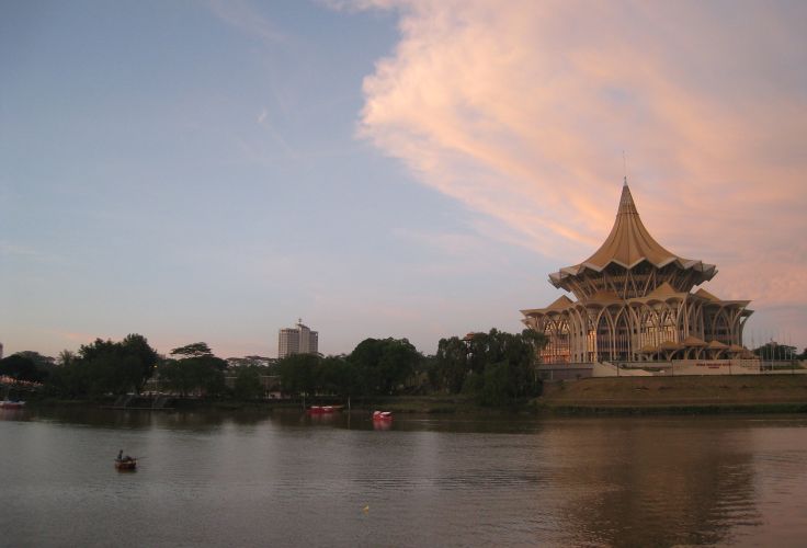 Sarawak River - Kuching - Bornéo - Malaisie