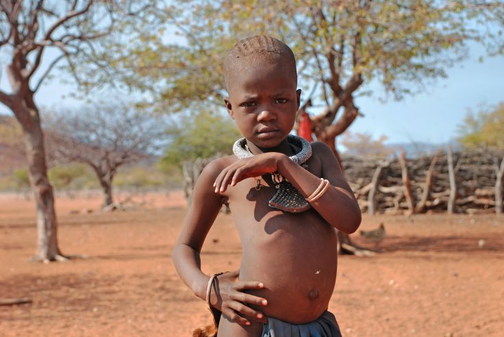 Village Himba près d'Epupa - Région de Kunene - Namibie