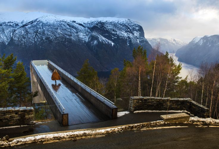 Gare de Flåm point de vu - Norvège