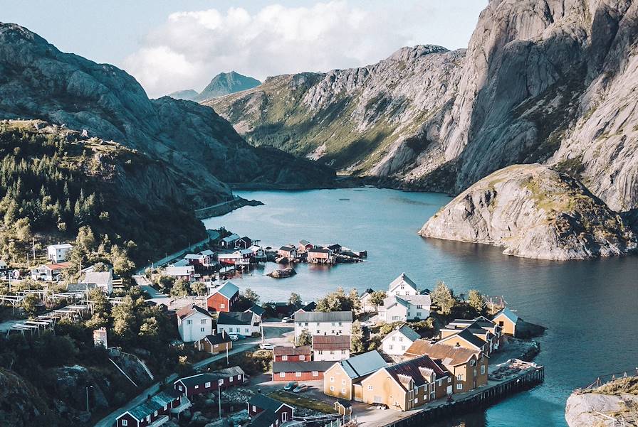 Voyages itinérants Norvège - Bergen - Aurland - Skjolden - Geiranger - Aalesund - îles Lofoten