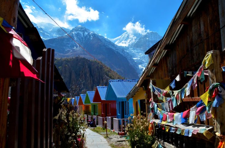 Près du village de Manang - Annapurna - Népal
