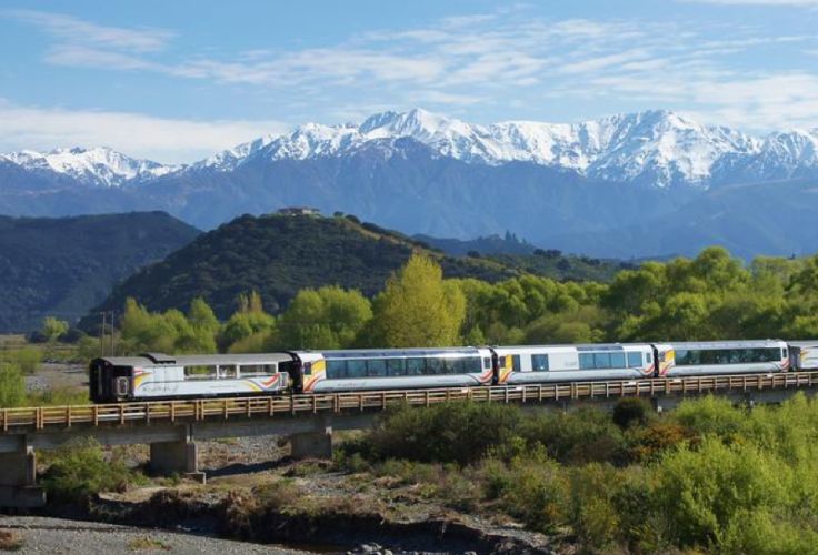 Coastal train - Nouvelle Zélande