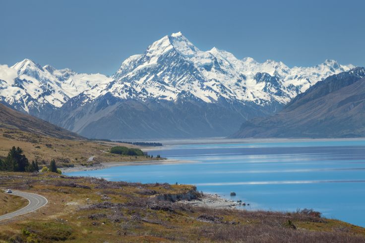 Lac Pukaki et Mont Cook - Nouvelle Zélande