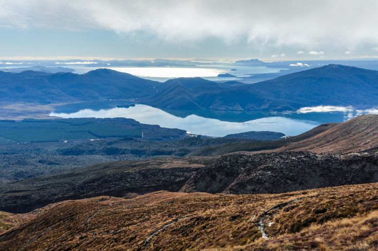 Lac Taupo et lac Rotoura - Ile du Nord - Nouvelle Zélande