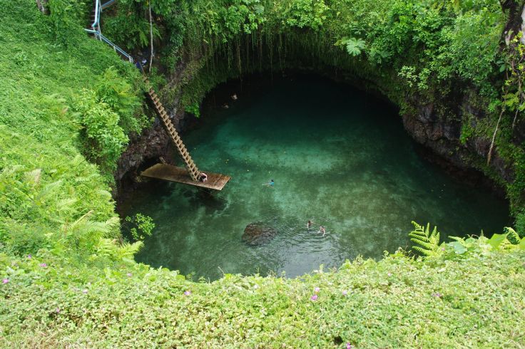 To Sua Ocean Trench - Upolu Island - Samoa