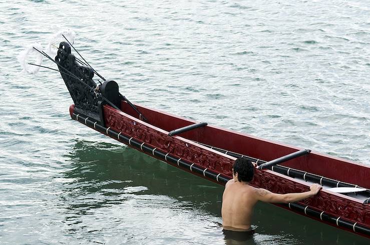 Maori War Waka Canoe - Nouvelle-Zélande