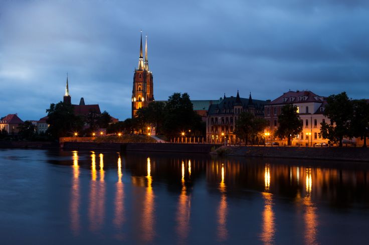 Ostrow Tumski - Wroclaw - Basse-Silésie - Pologne