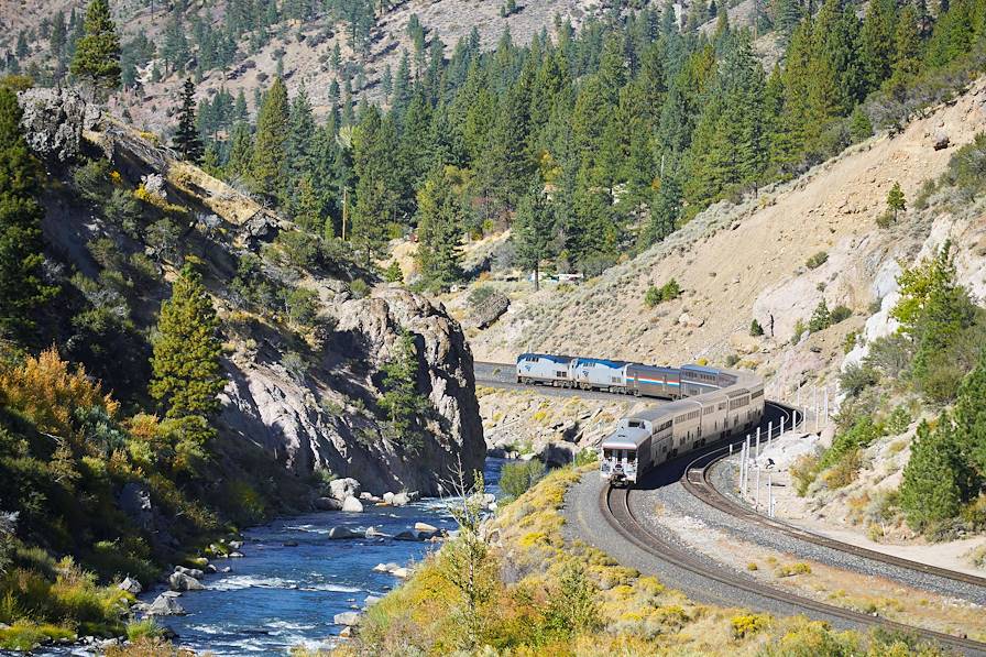 California Zephyr - Truckee River - Californie - Etats-Unis