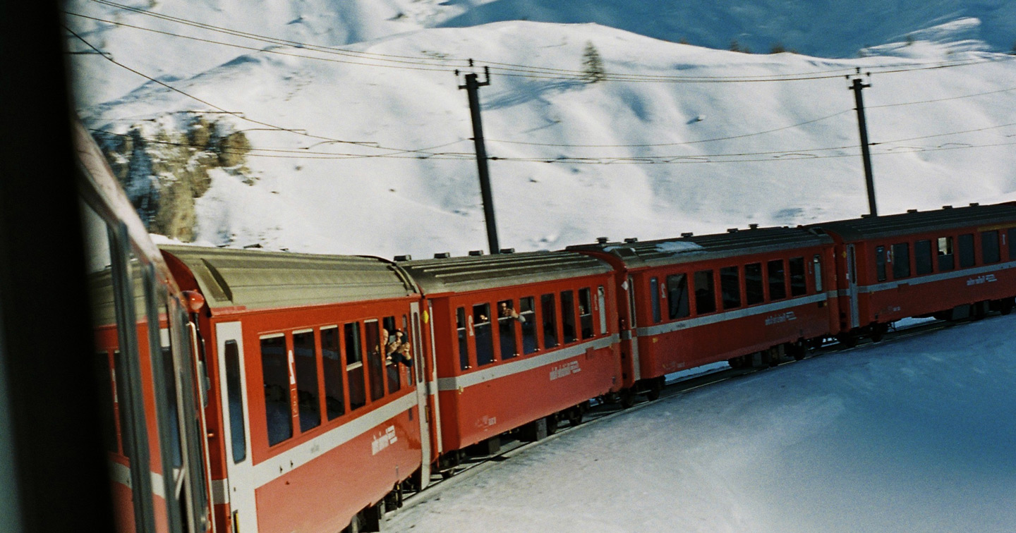 Je pars en train