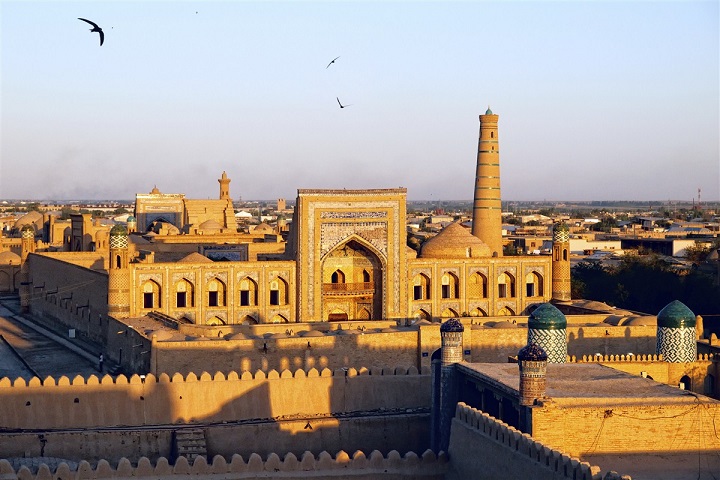 Ville de Khiva en Ouzbékistan