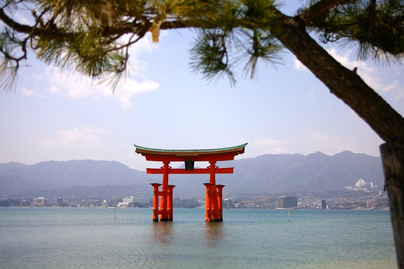 arche japonaise à MIYAJIMA ISLAND