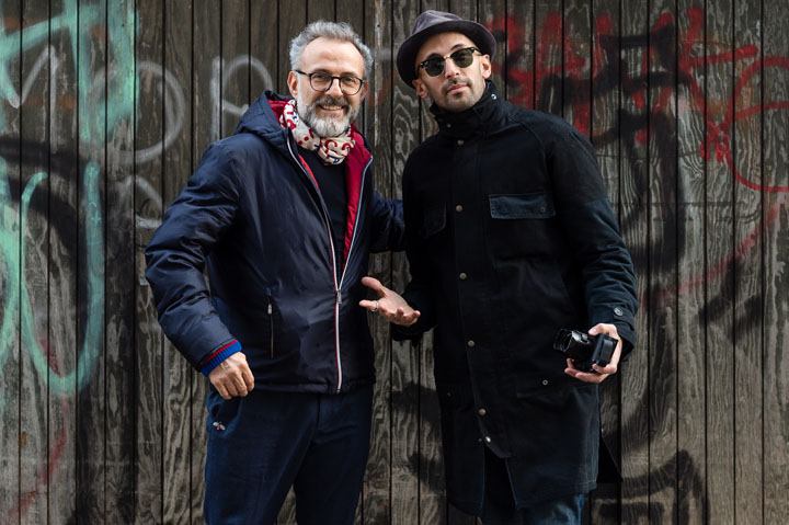 Massimo Bottura et JR artist