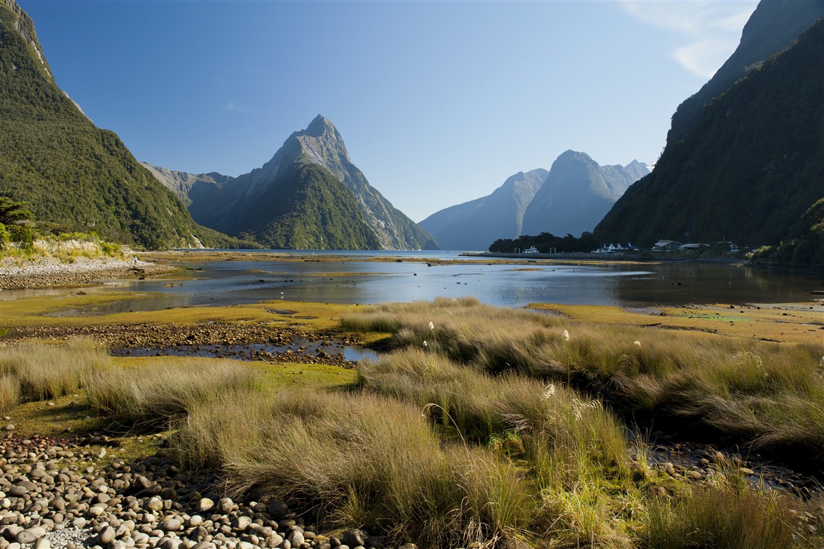 Fjord en Nouvelle-Zélande