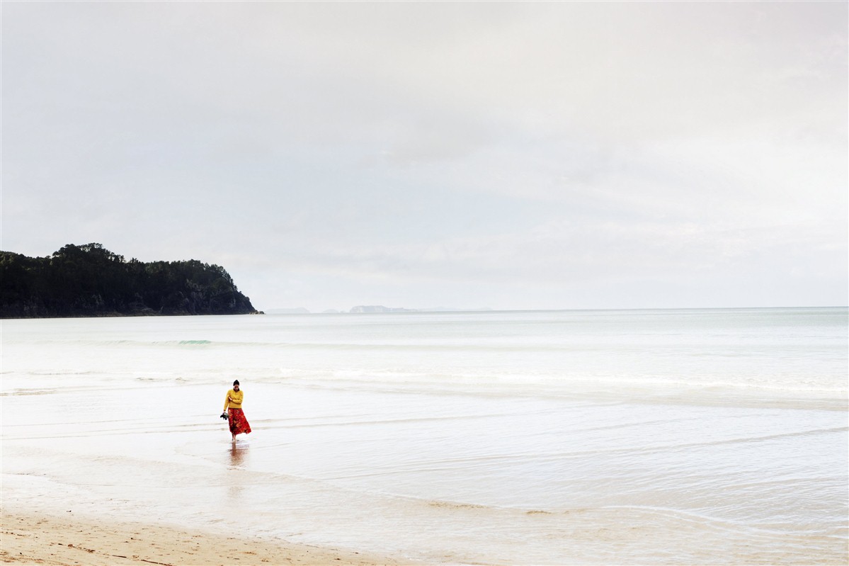 Femme à Ninety-Mile Beach