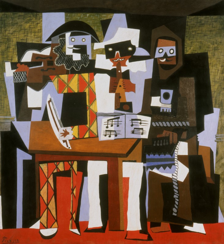  Trois Musiciens - Peinture de Pablo Picasso - Philadelphia Museum of Art