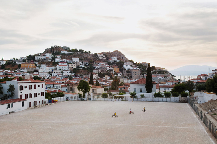 Ville d'Hydra en Grèce