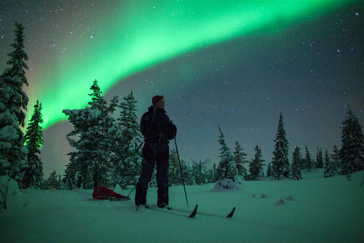 aurores boréales Finlande