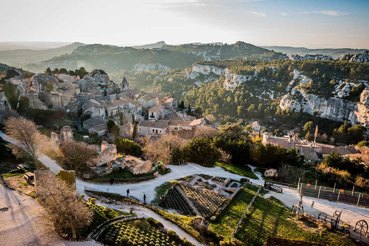 Paysage des Baux-de-Provence