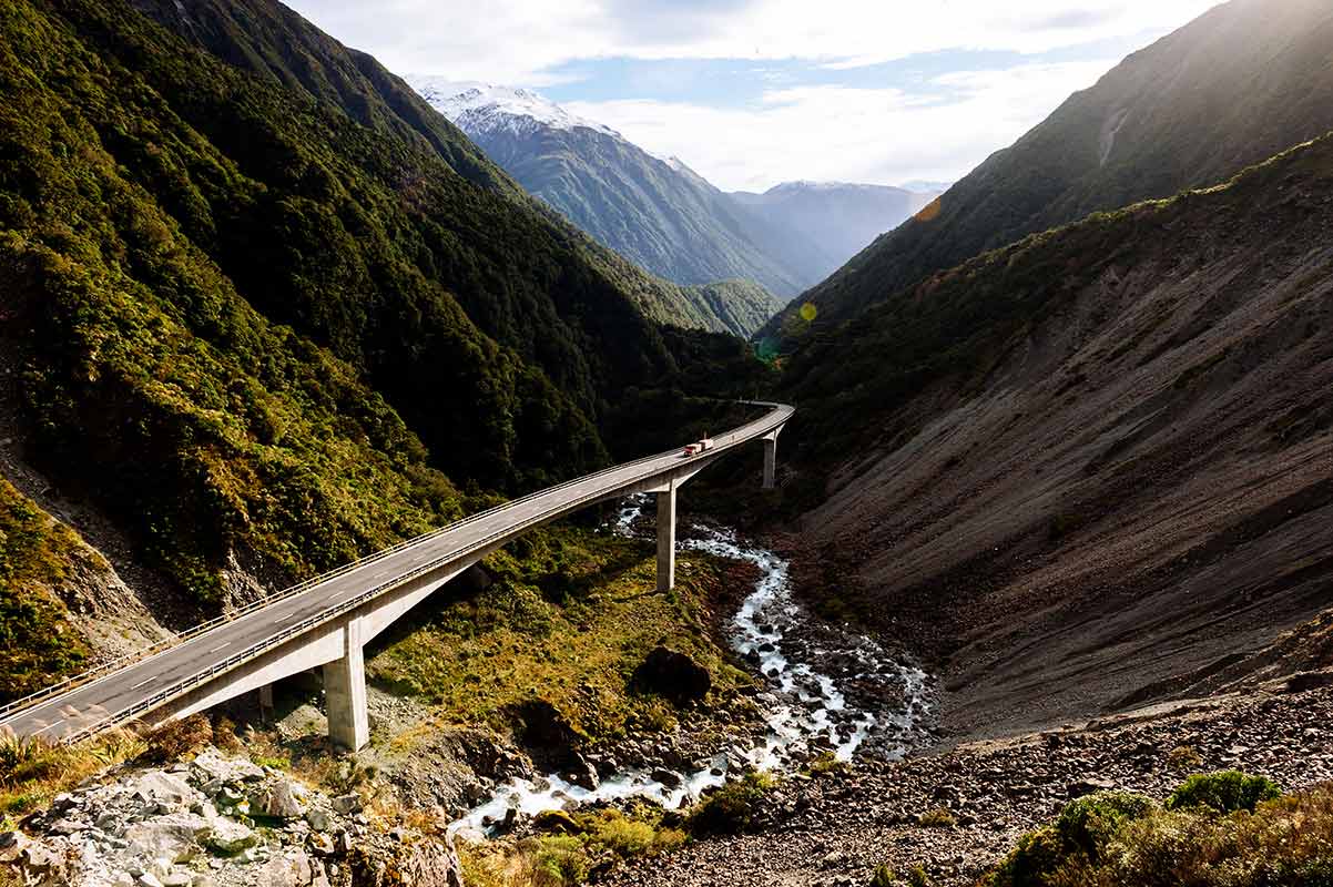 joli paysage de nouvelle-zélande