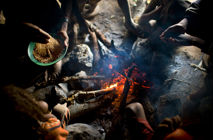 Café chez l'habitant en Ethiopie