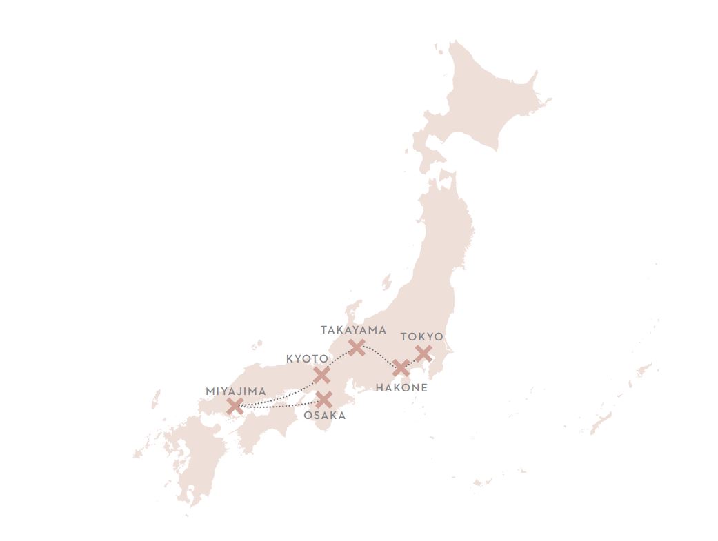 Carte du japon 