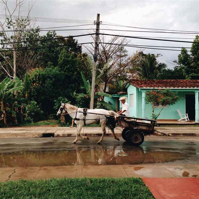 Cavalier à Cuba
