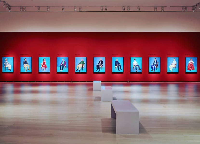 82 portraits et une nature morte - David Hockney au Guggenheim