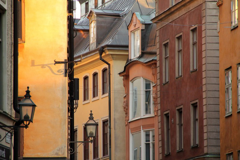 façades de Stockholm