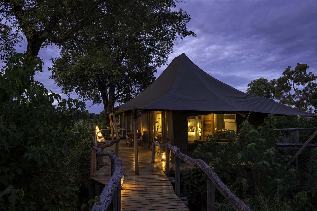 Lodge au Botswana