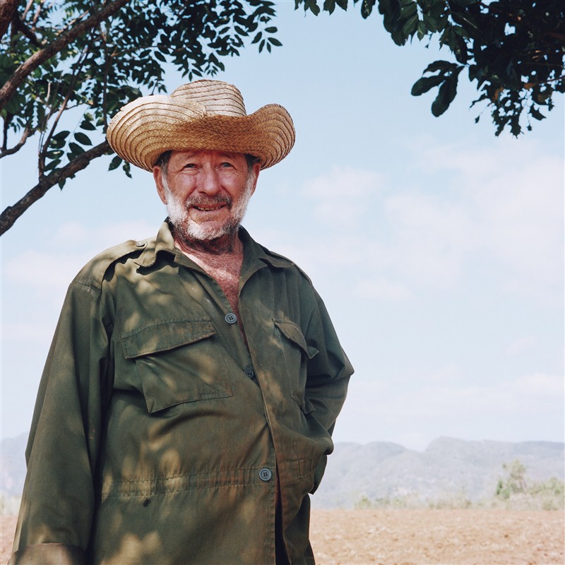 Homme avec un chapeau à Cuba