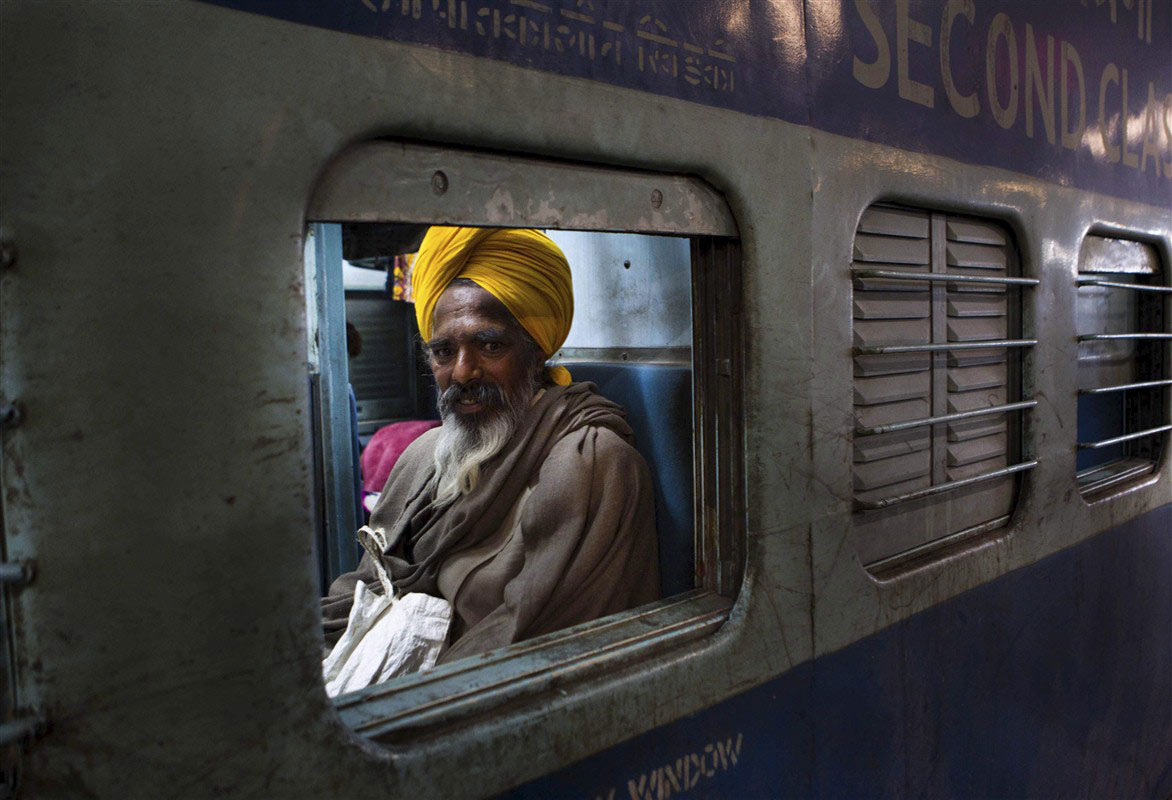 Indien dans un train