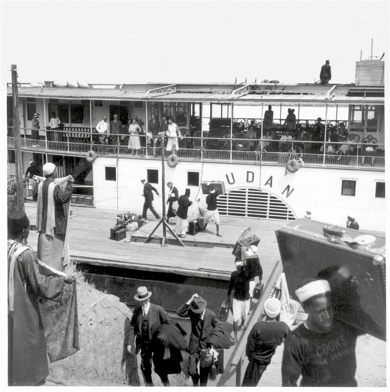 image en noir et blanc du Steam Ship Sudan